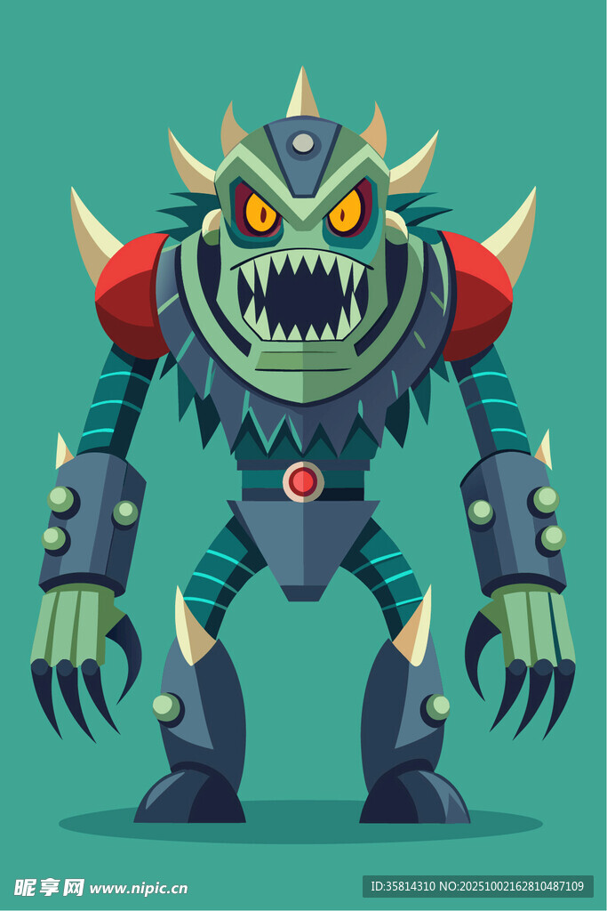 邪恶机械怪兽形象