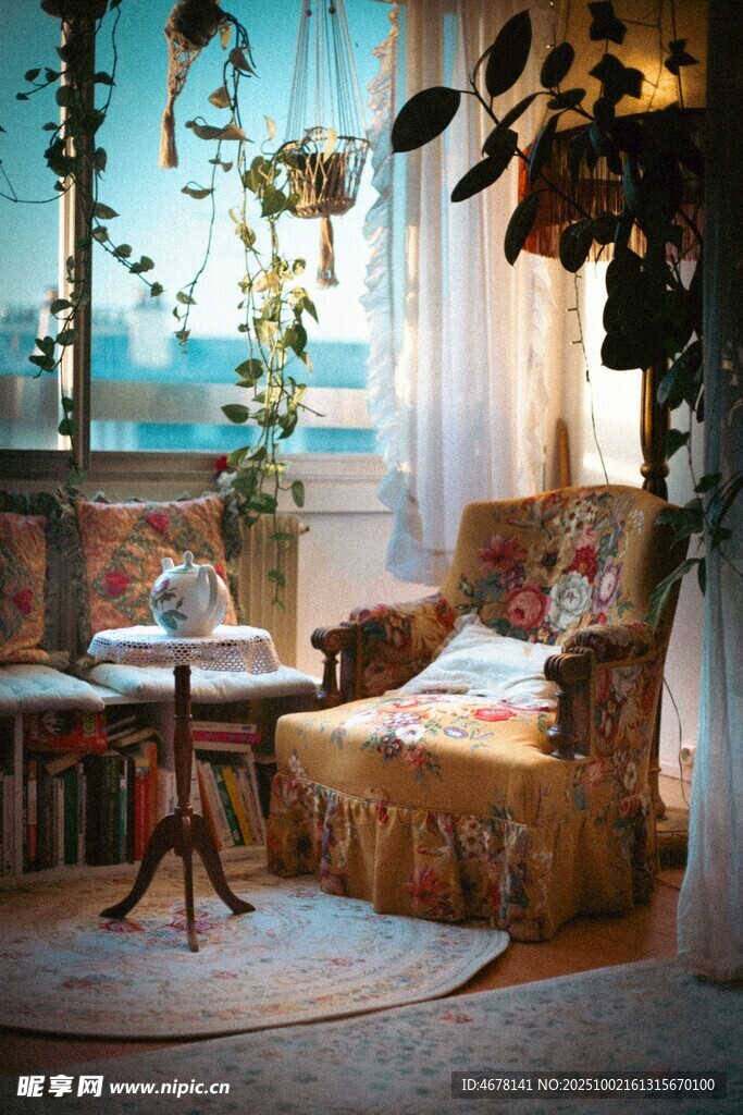 温馨舒适的室内休闲角落