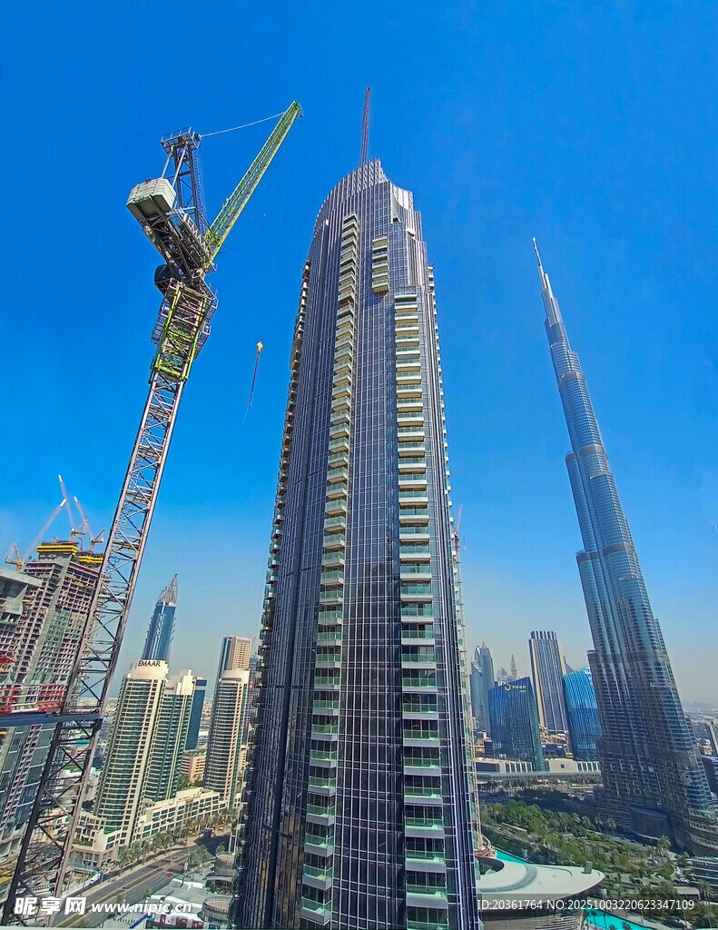 摩天大楼建设场景
