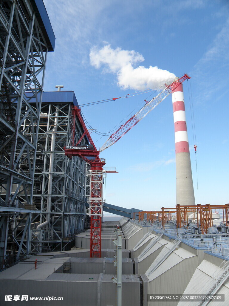 工业建筑工地场景