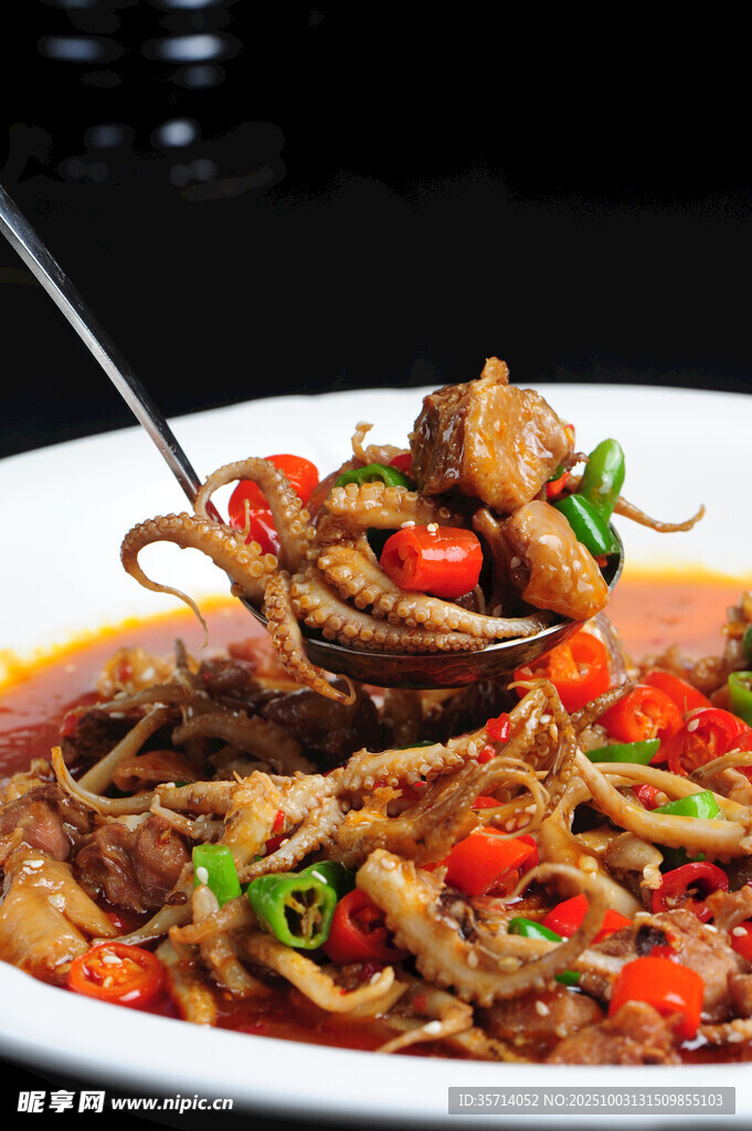 香辣肉丝诱人美食