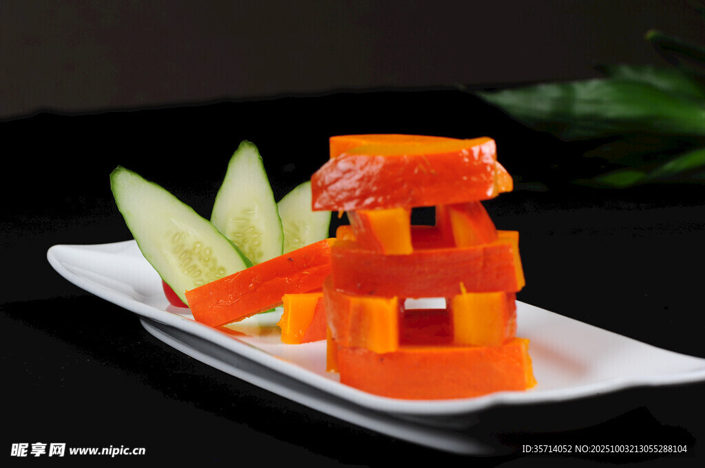 胡萝卜创意摆盘造型