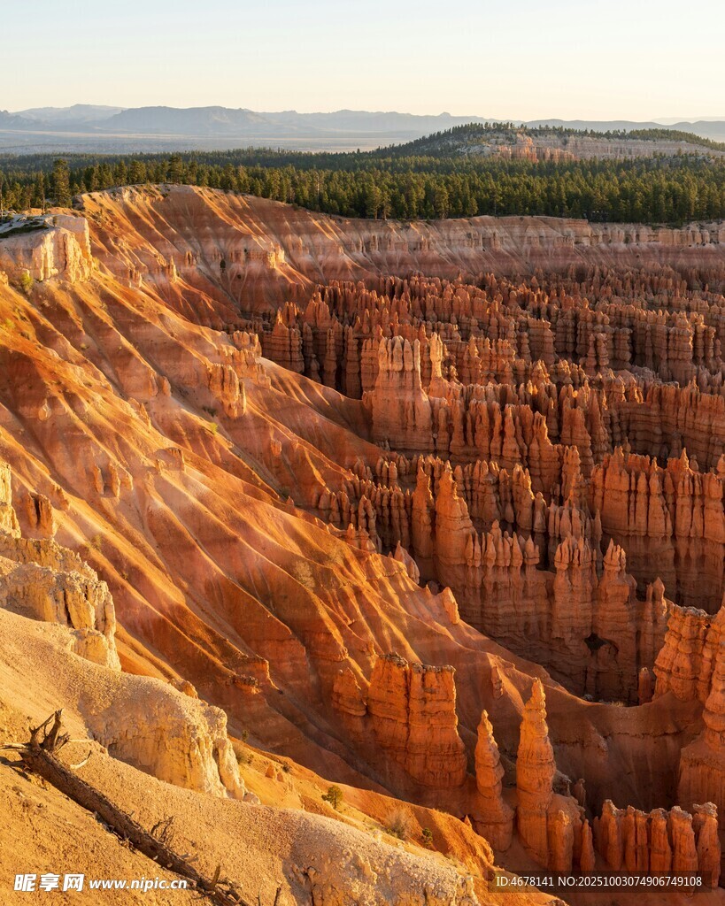 布莱斯峡谷壮丽地貌景观