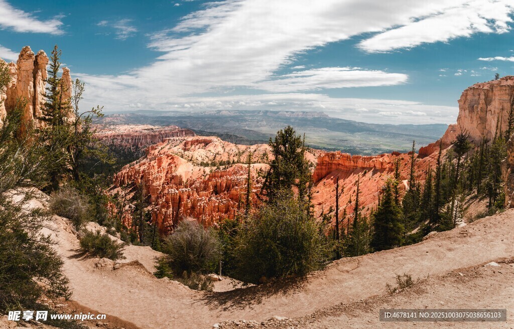 布莱斯峡谷壮美自然风光
