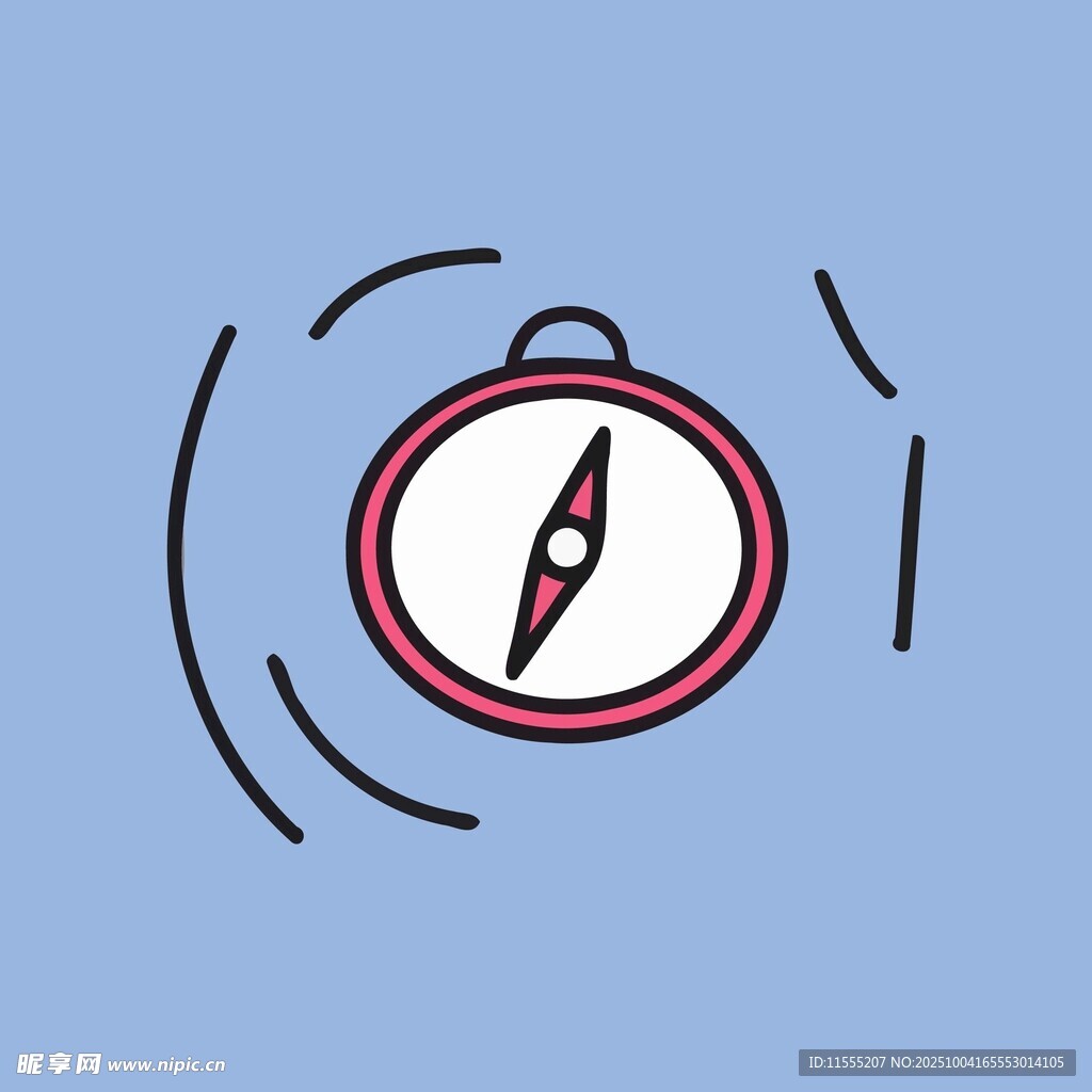 旋转的指南针图标