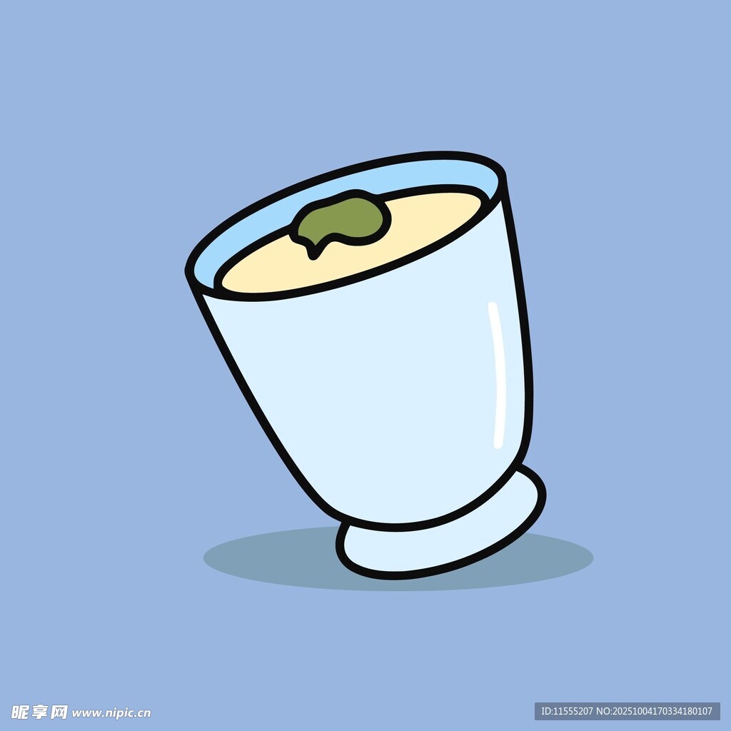 卡通风格的一杯饮品