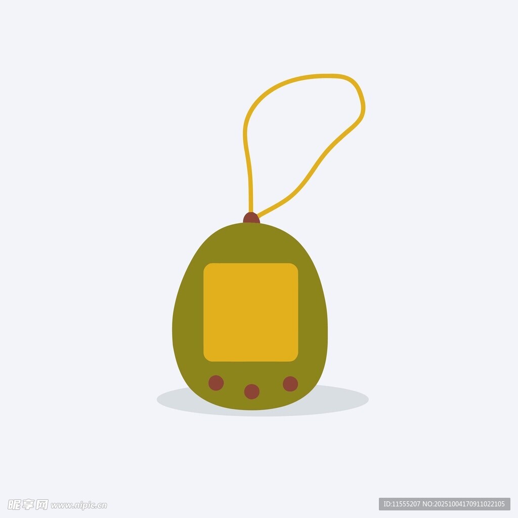 绿色复古风掌上游戏机