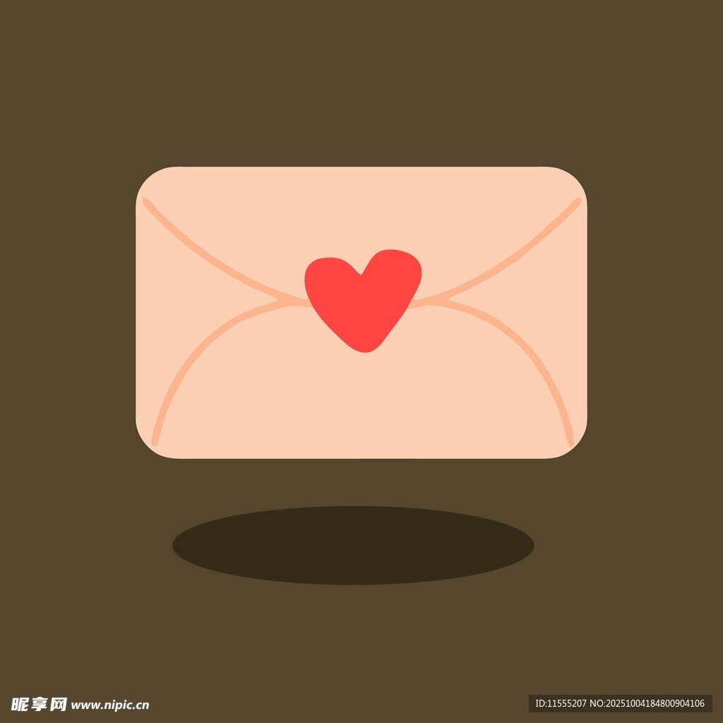 爱心信封图标