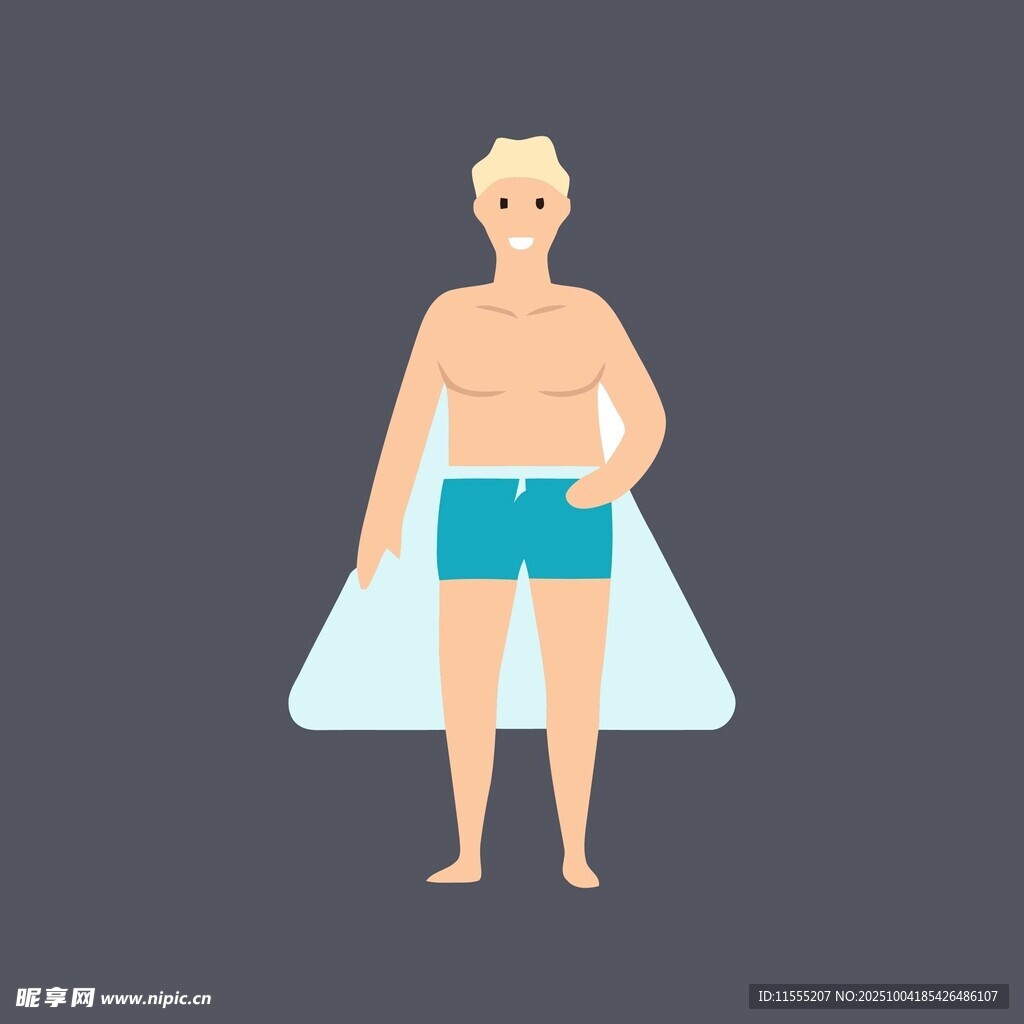 简约蓝色手提包设计图