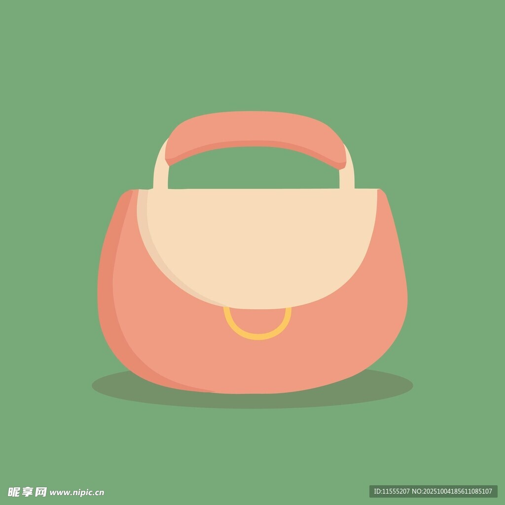 简约蓝色手提包设计图