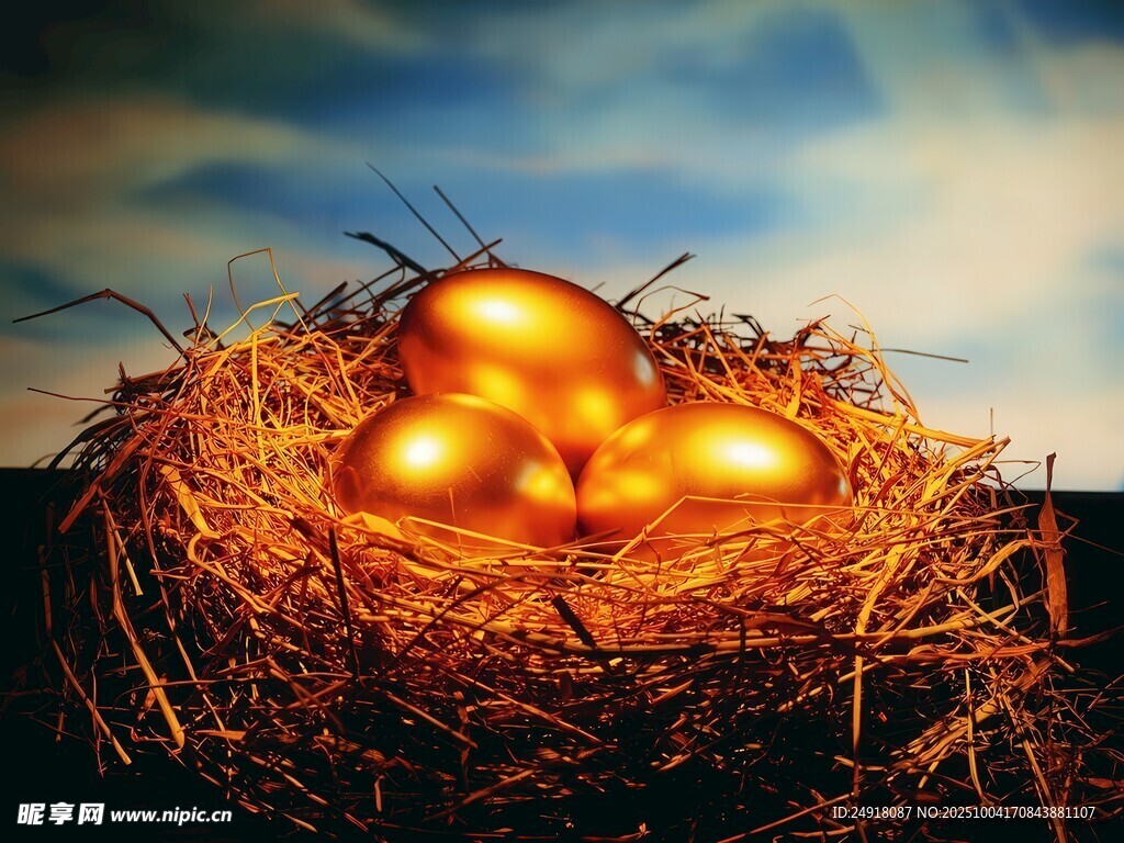 金蛋在鸟巢中闪耀