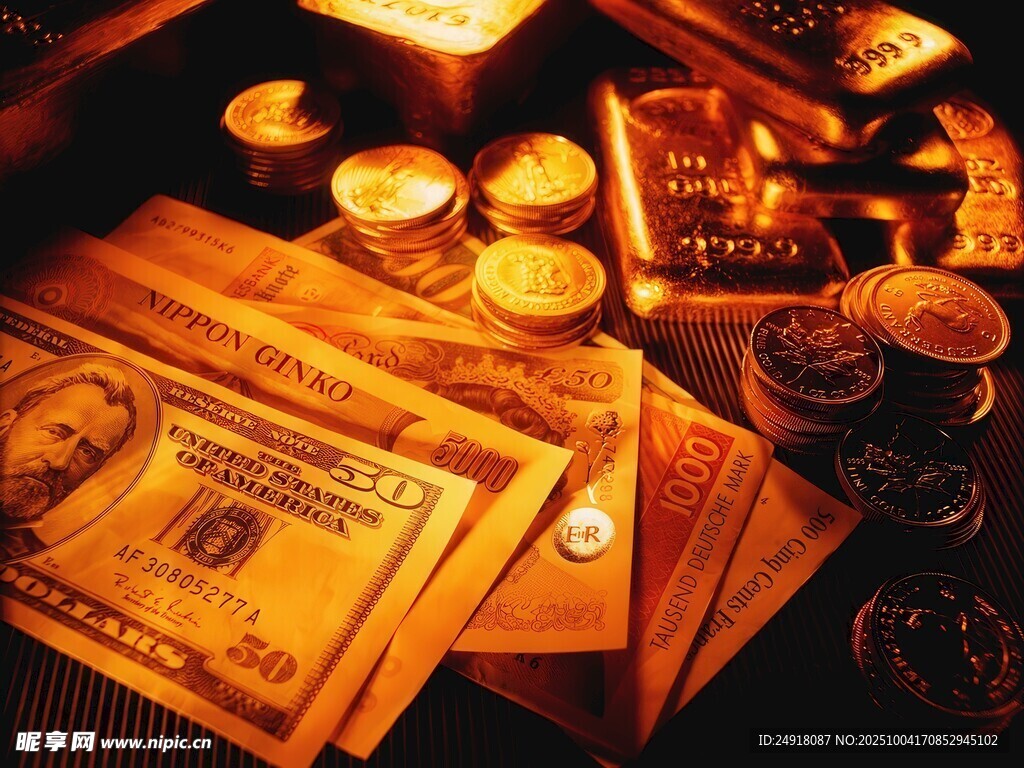 金钱背景 财富背景 货币海报