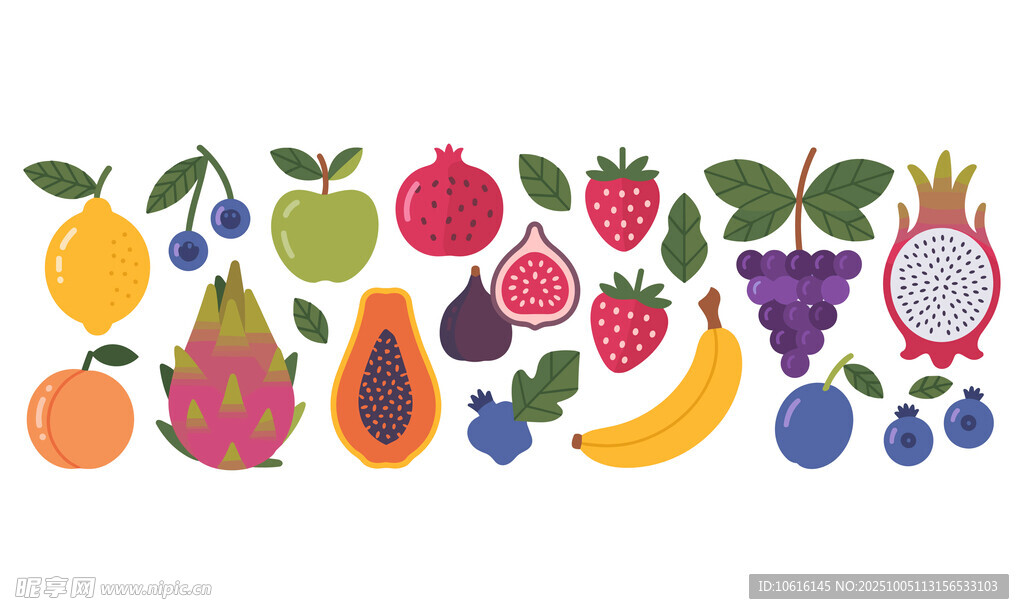 卡通水果