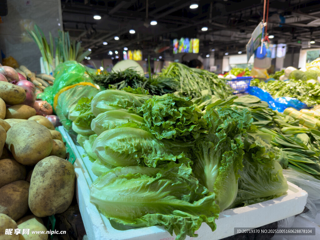 菜市场的生菜