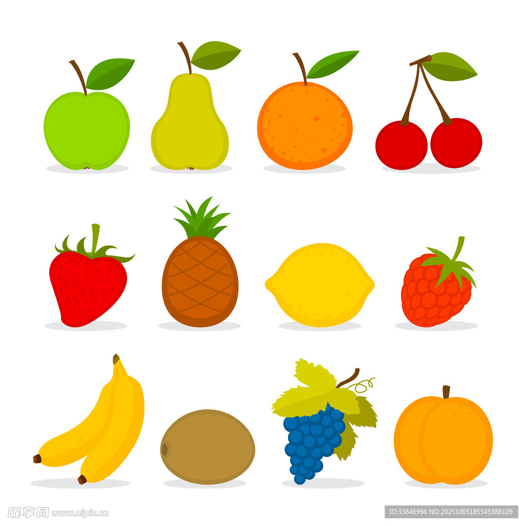 卡通水果