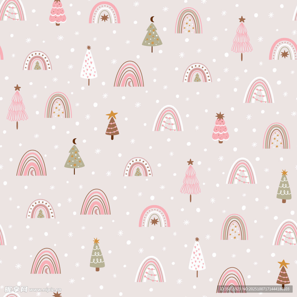 梦幻童趣图案背景