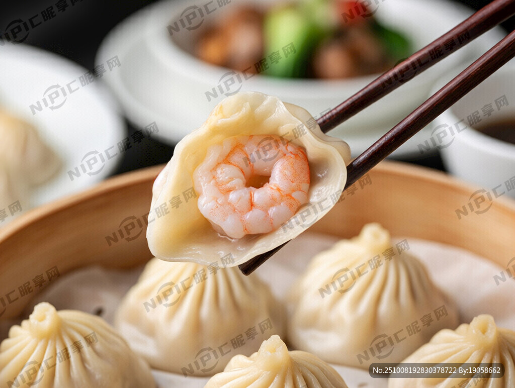 虾仁灌汤包