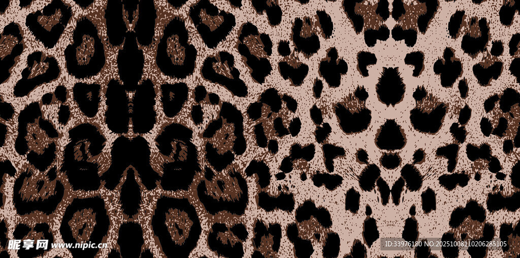 豹纹图案纹理背景