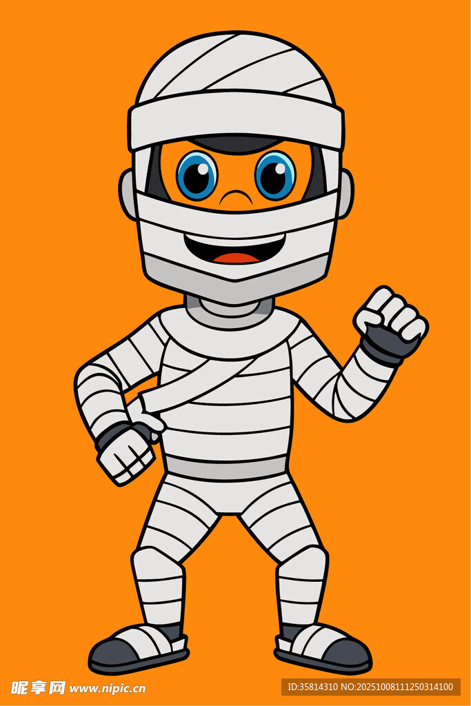 可爱木乃伊卡通形象