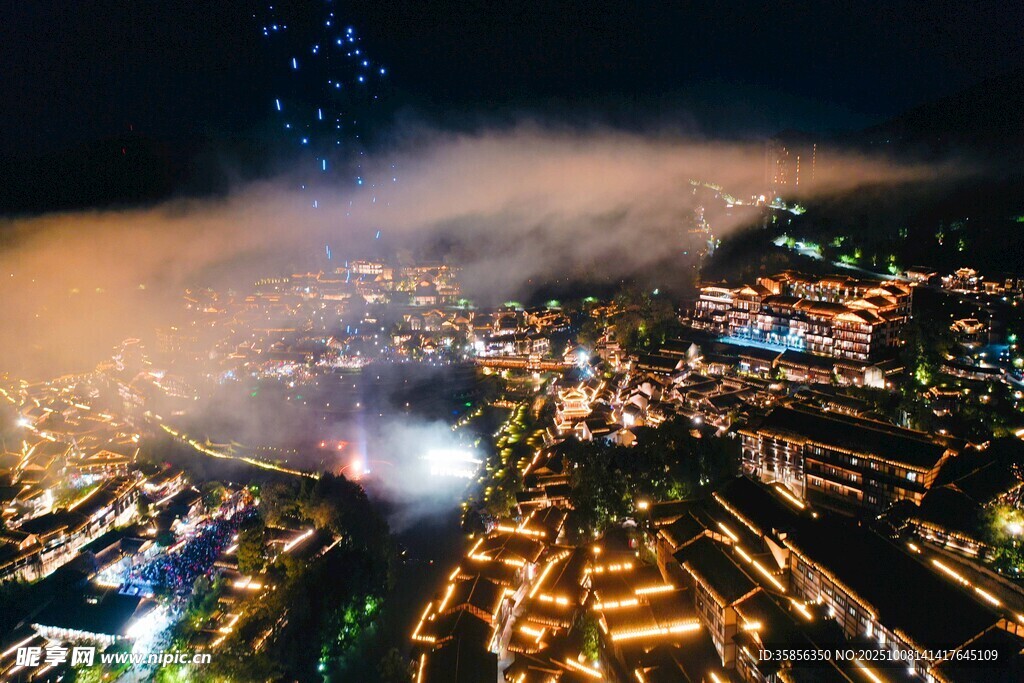乌江寨夜景迷人