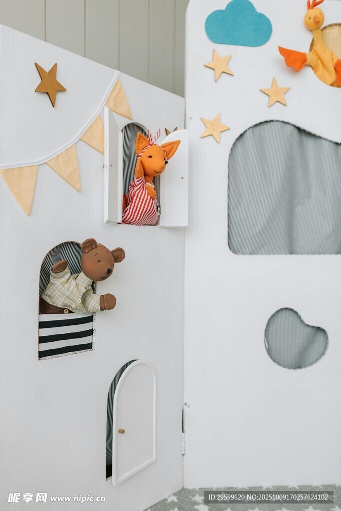 儿童房可爱装饰小角落