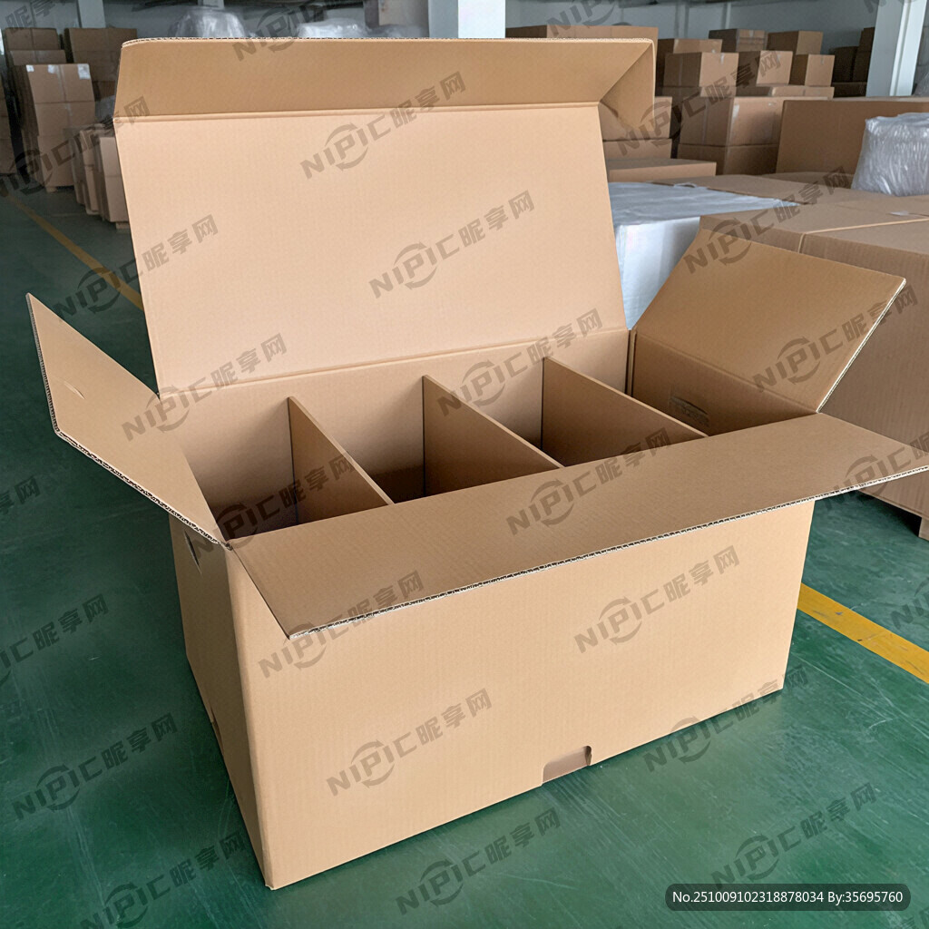 我要一个牛皮纸外箱的效果图