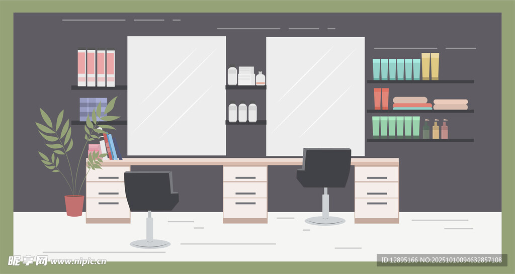 现代简约风格办公空间场景