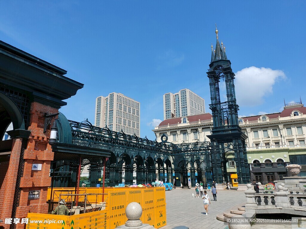 哈尔滨城市中独特的复古建筑景观