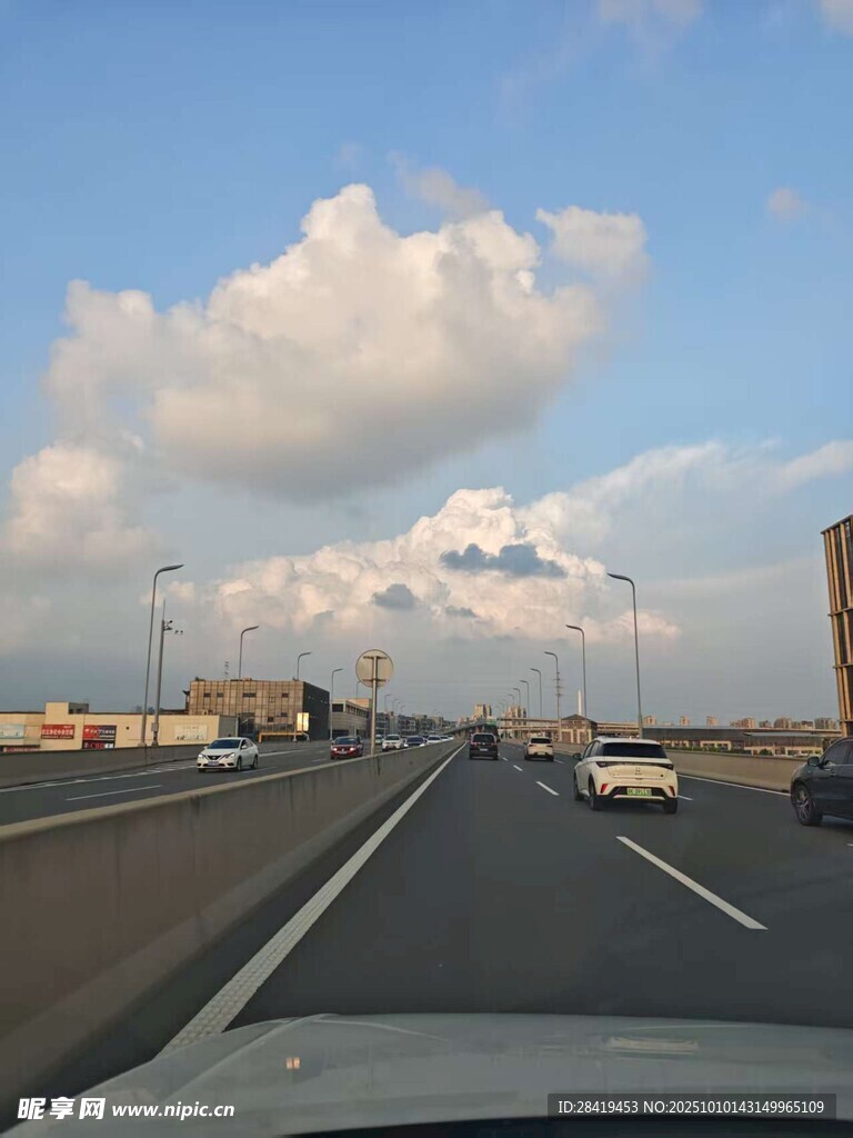 高架开车第一视角