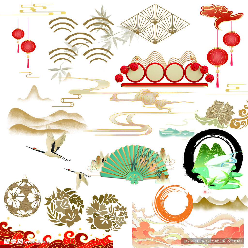 中式传统元素集合