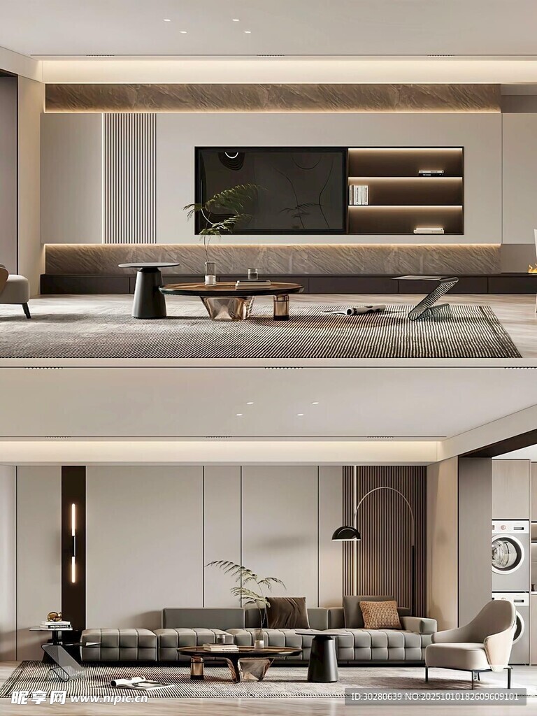 电视背景墙 客厅效果图 电视墙