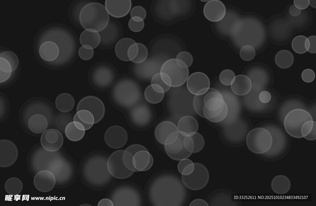 黑白散景光斑背景图