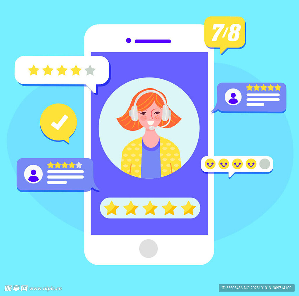 手机端用户评价展示界面