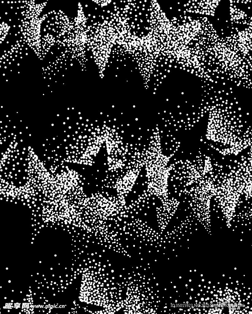 黑色星空星星图案纹理