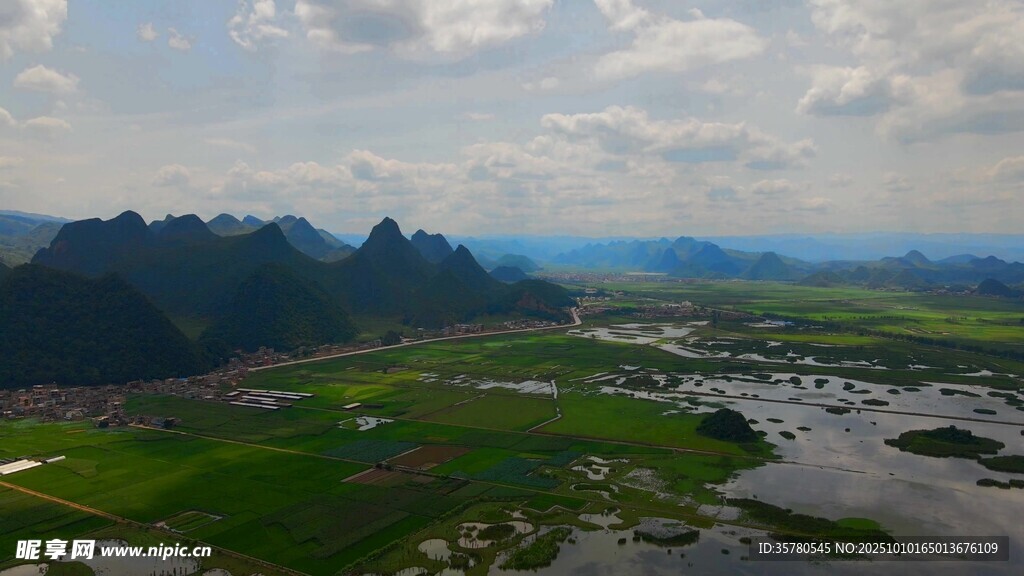 山水田园风光美景