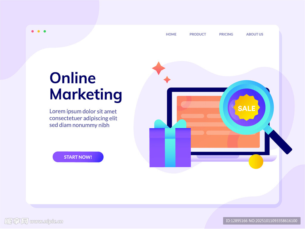 在线营销网页设计展示