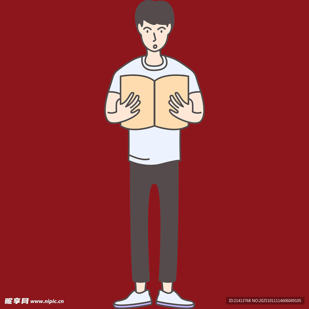 双手抱胸的休闲风男士