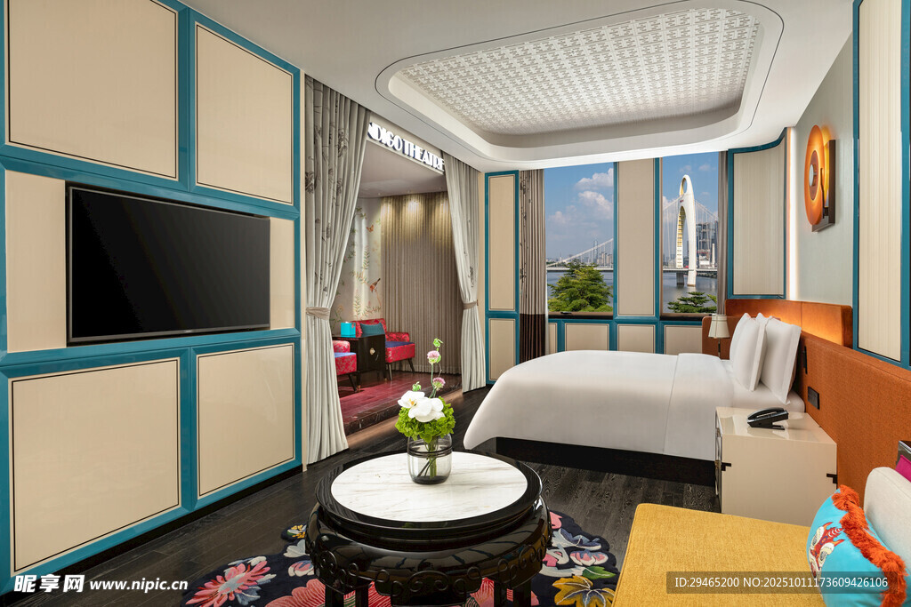 现代风格温馨卧室空间