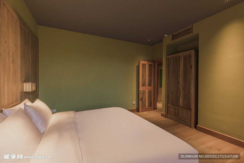 简约温馨卧室室内场景