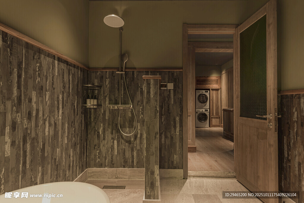 现代风格浴室内部设计