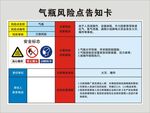 气瓶风险点告知卡