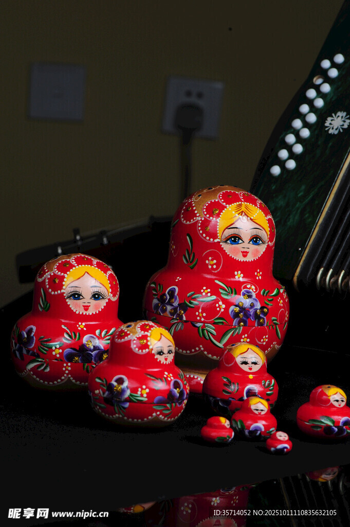俄罗斯套娃摆件展示