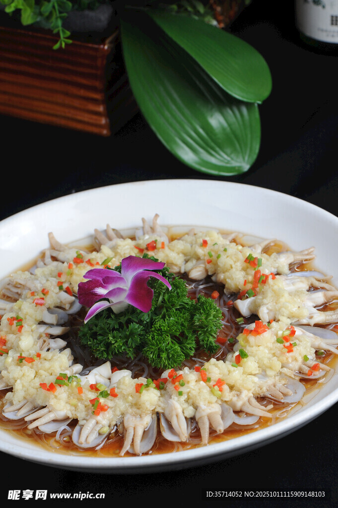 蒜蓉粉丝蒸金针菇