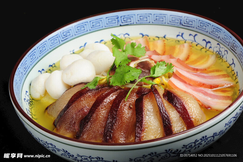 日式豚骨拉面美食特写