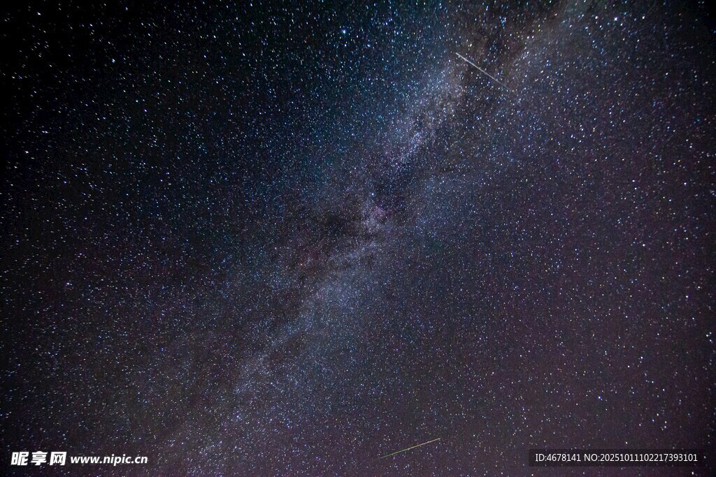 璀璨星河夜空美景