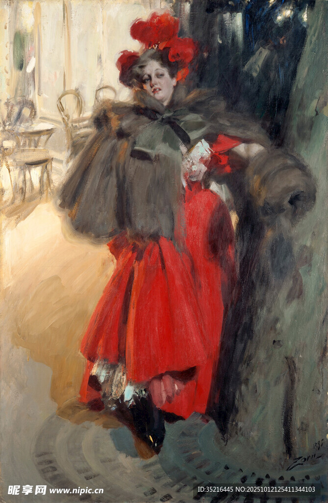 复古装扮的孩童与玩偶