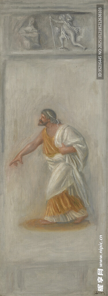 古典风格人物绘画作品