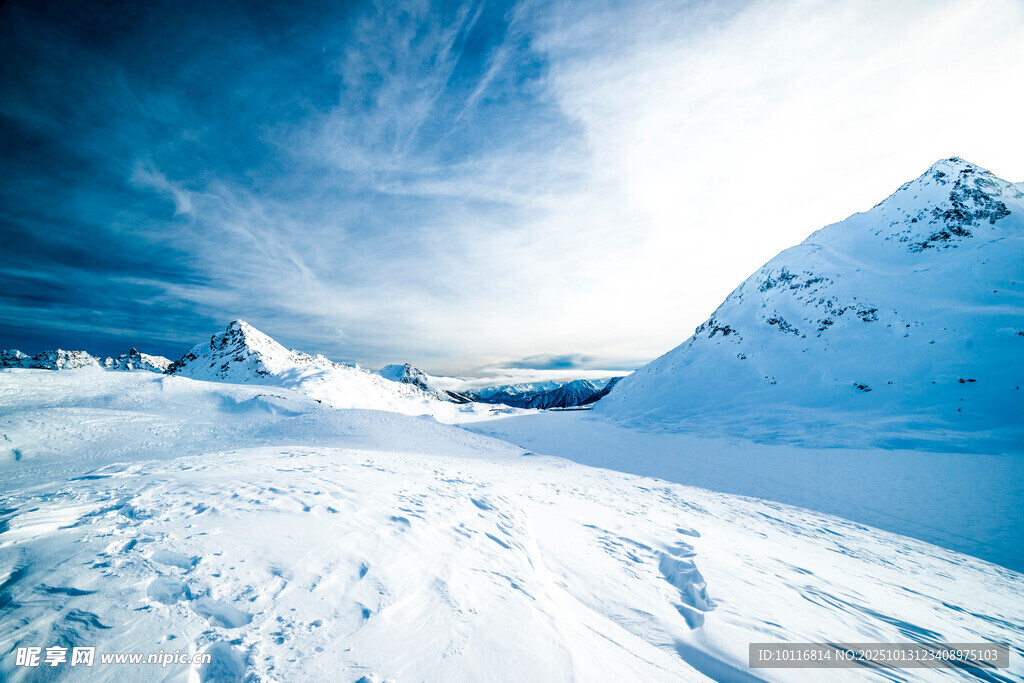 雪山雪景