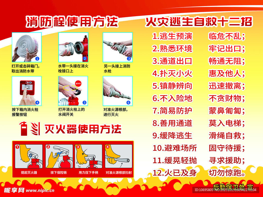 灭火器消防栓使用方法