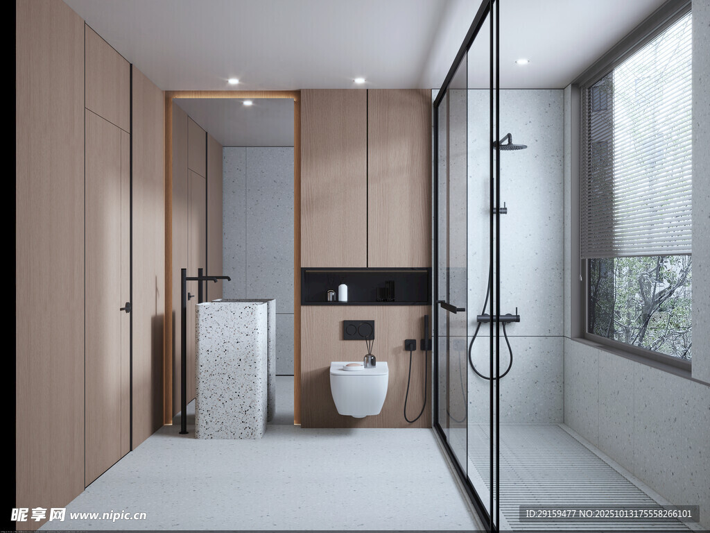 现代简约风浴室设计